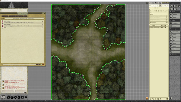 Fantasy Grounds - Pathfinder RPG - Pathfinder Flip-Map - Classic Forest