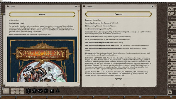 Fantasy Grounds - D&D Adventurers League EB-07 Song of the Sky