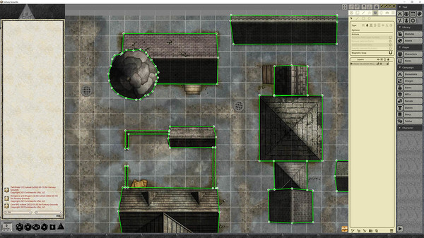 Fantasy Grounds - Pathfinder RPG - Pathfinder Flip-Map - Classic City Streets