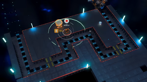 Space gold rush TD video 1
