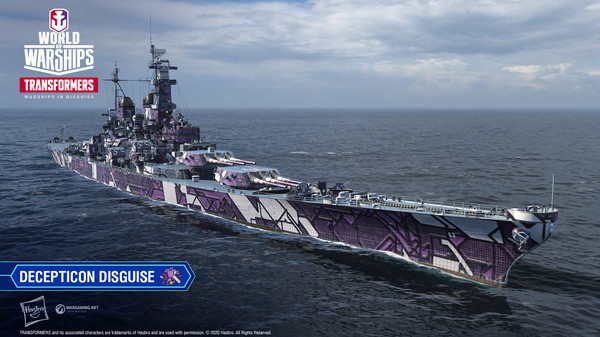World of Warships × Transformers: Decepticon Camouflage Stockpile