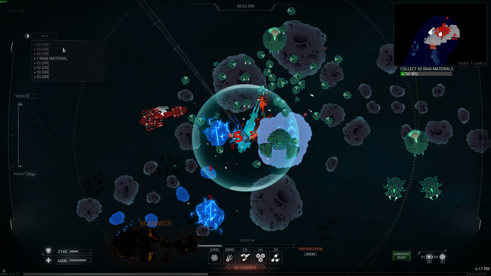 COSMIC STRIKE - The Last Sub Sector screenshot 1