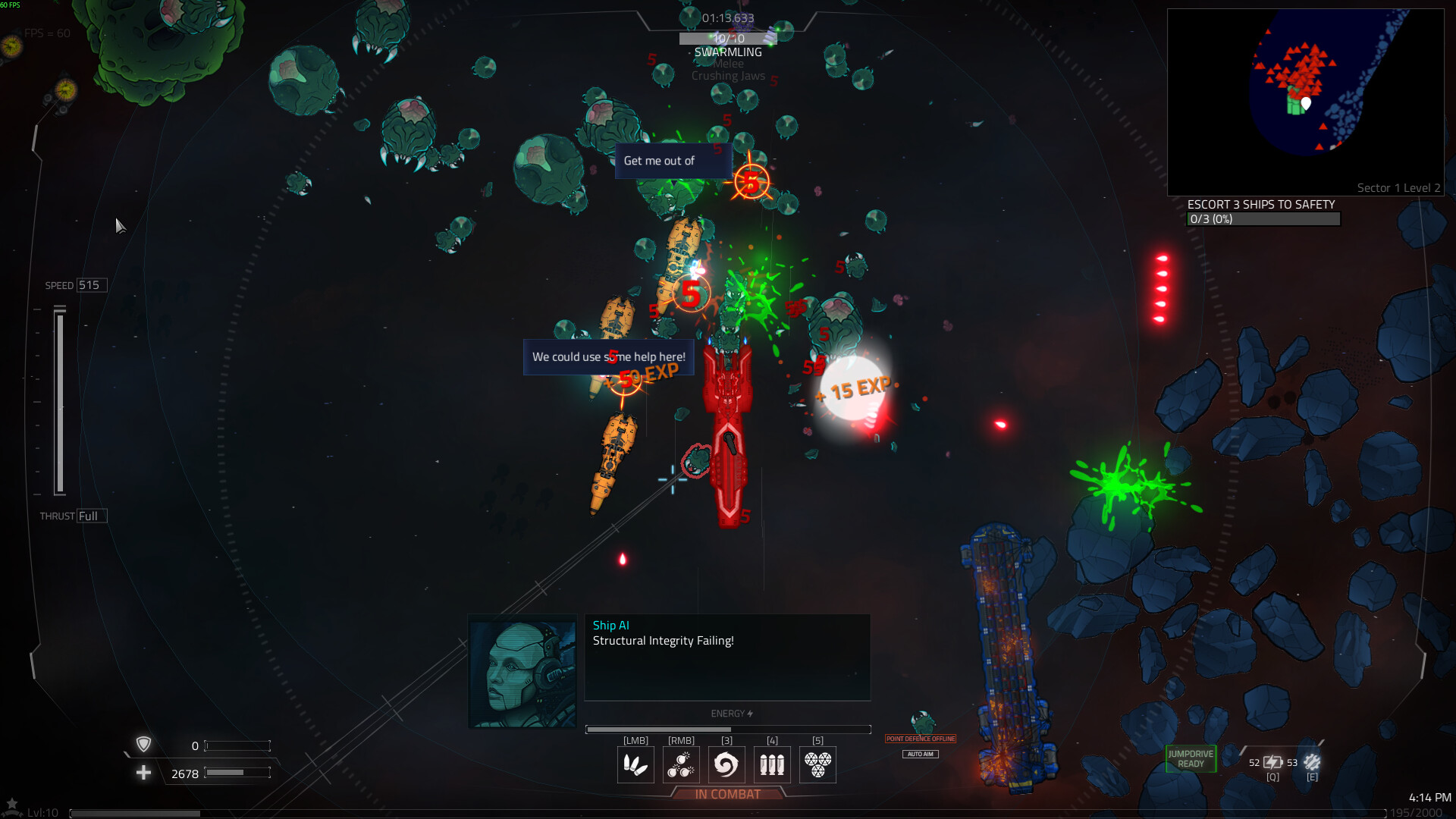 COSMIC STRIKE - The Last Sub Sector screenshot 2