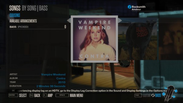 Rocksmith - Vampire Weekend - Cousins