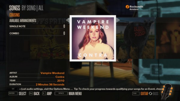 Rocksmith - Vampire Weekend - Cousins