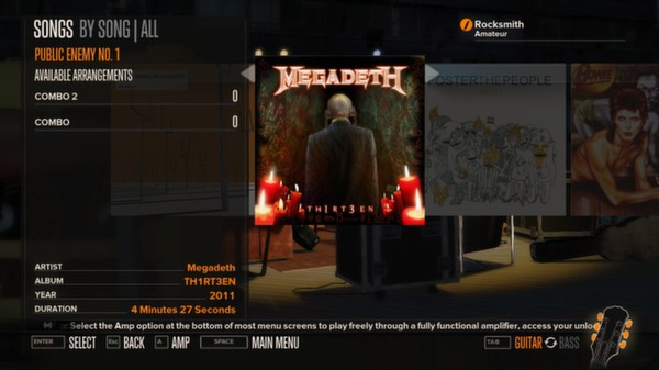 Rocksmith - Megadeth - Public Enemy No. 1