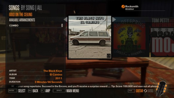 Rocksmith - The Black Keys - Gold on the Ceiling