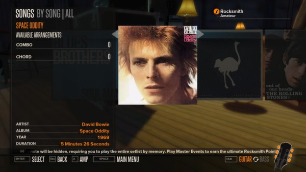 Rocksmith - David Bowie - Space Oddity