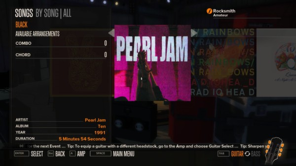 Rocksmith - Pearl Jam - Black