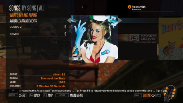 Rocksmith - blink-182 - What's My Age Again?