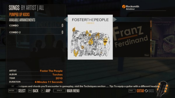 Rocksmith - Foster the People - Pumped Up Kicks