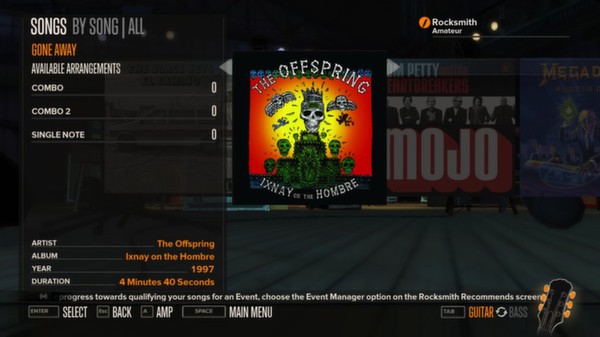 Rocksmith - The Offspring - Gone Away