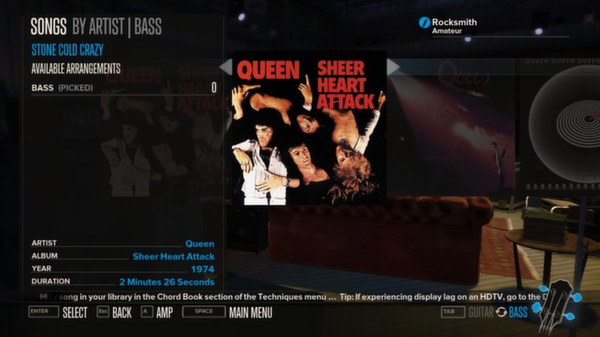 Rocksmith - Queen - Stone Cold Crazy