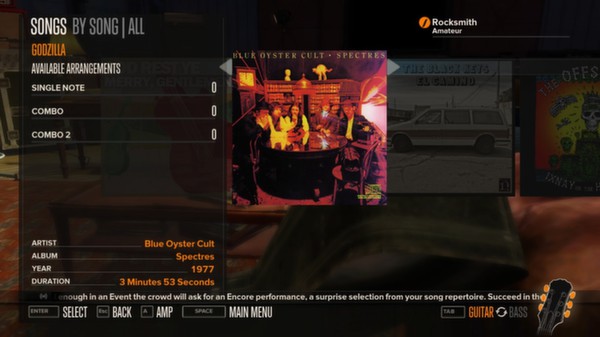 Rocksmith - Blue Oyster Cult - Godzilla