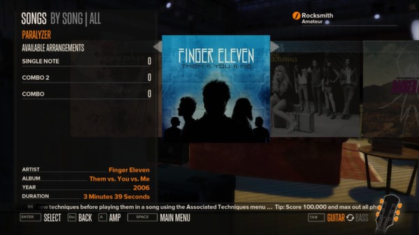 Rocksmith - Finger Eleven - Paralyzer