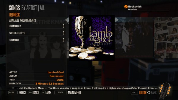 Rocksmith - Lamb of God - Redneck