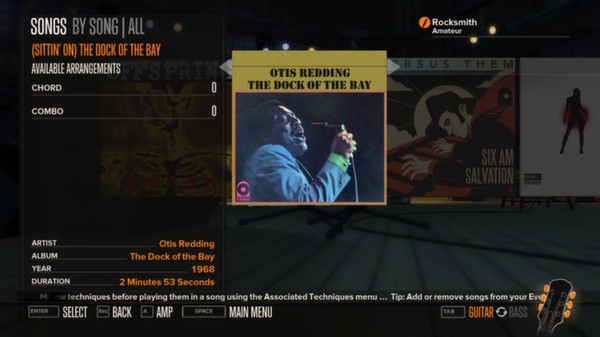 Rocksmith - Otis Redding - (Sittin' On) The Dock of the Bay