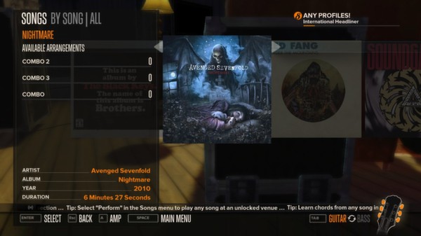 Rocksmith - Avenged Sevenfold 3-Song Pack