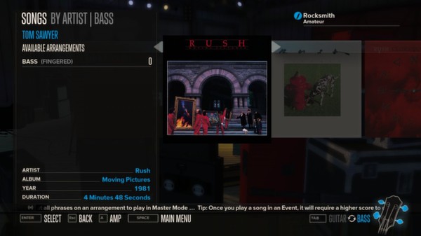 Rocksmith - Rush - Tom Sawyer