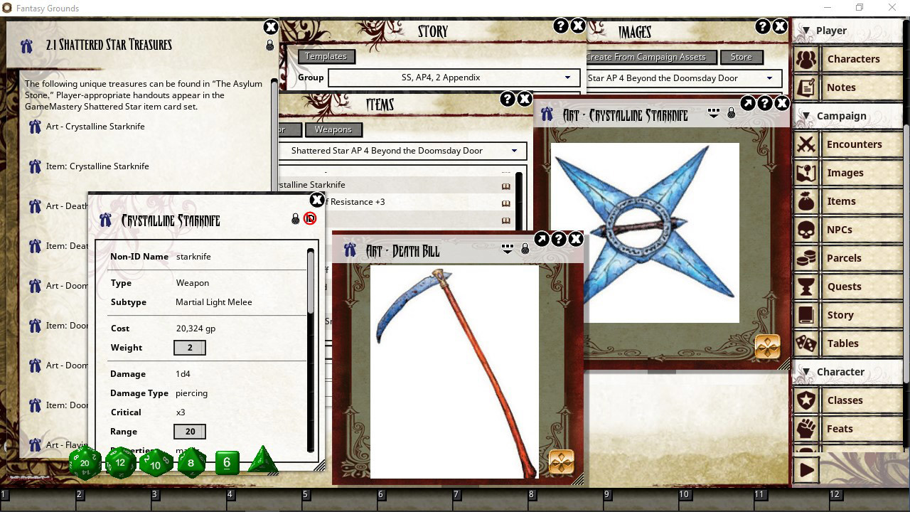 Fantasy Grounds - Pathfinder RPG - Shattered Star AP 4: Beyond the Doomsday Door screenshot 1