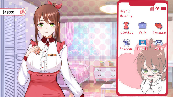 Screenshot 3 of Fighting! Ms. Luan!! ─ Gold-digging Angelic Bitch Simulation - more gameplay footage