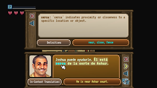 Screenshot z Newcomer