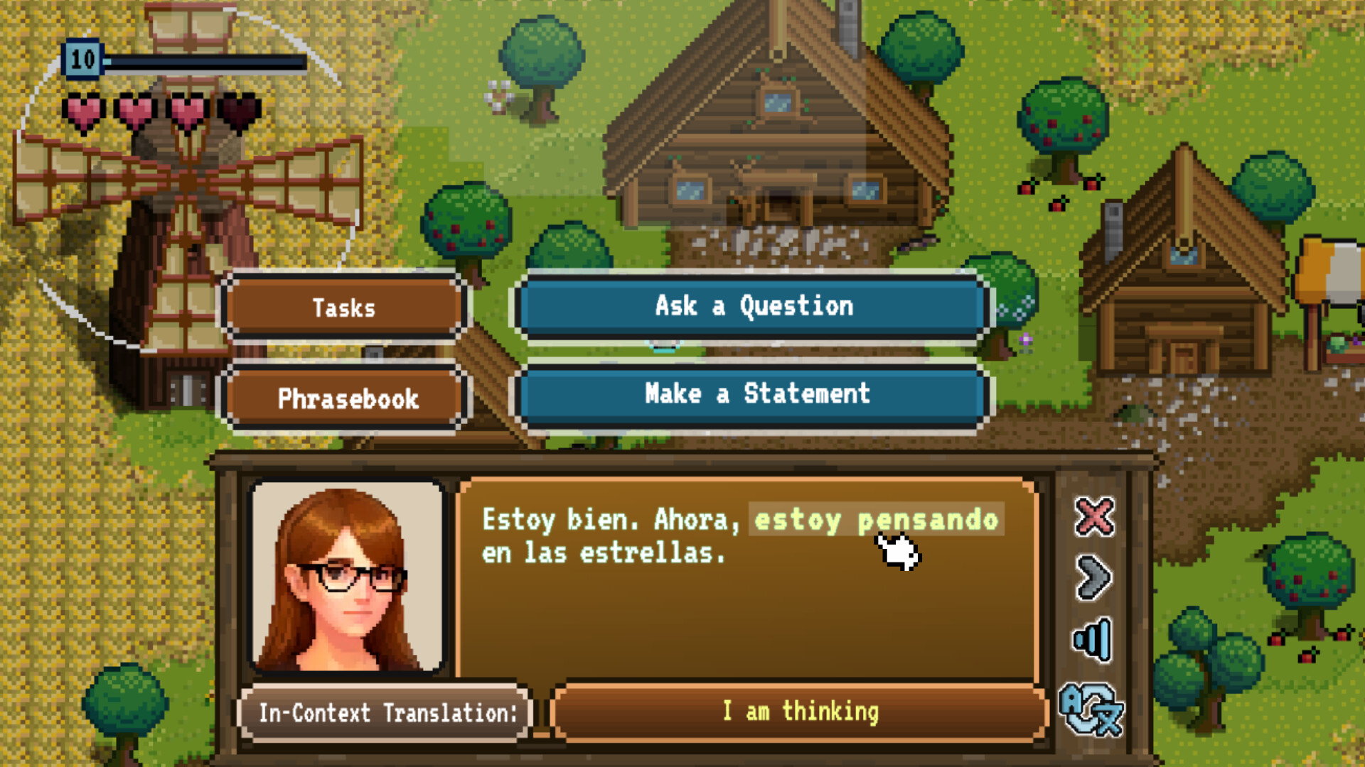 Newcomer : A Language Learning RPG screenshot #1