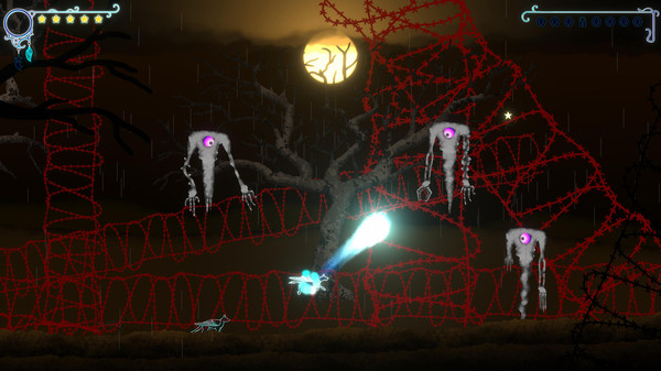 Screenshot of Canis Major gameplay showing in-action mechanics