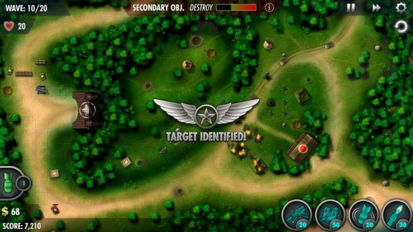 Screenshot z iBomber Defense Pacific