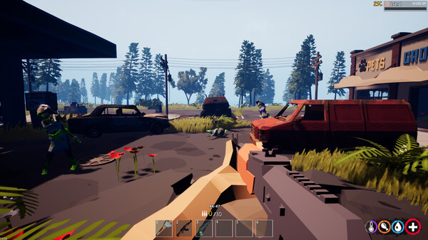 Screenshot z Polygeddon: Survive