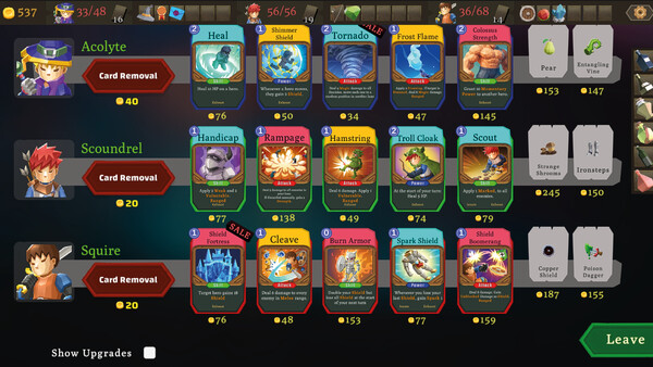 Скриншот 3 из игры Ragtag Heroes : CO-OP Deckbuilder