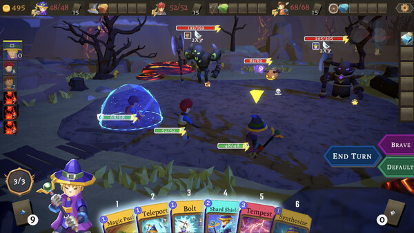 Скриншот 2 из игры Ragtag Heroes : CO-OP Deckbuilder