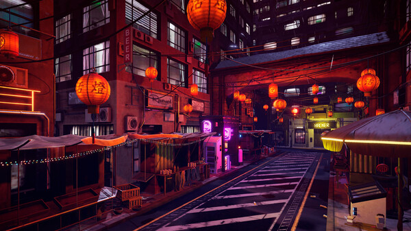 Screenshot z Neon Blood