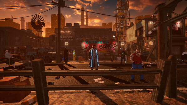Screenshot z Neon Blood