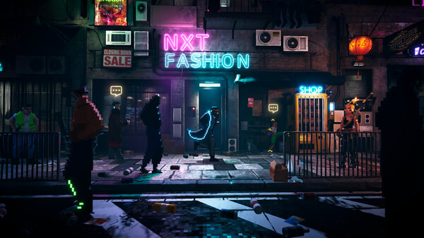 Screenshot z Neon Blood