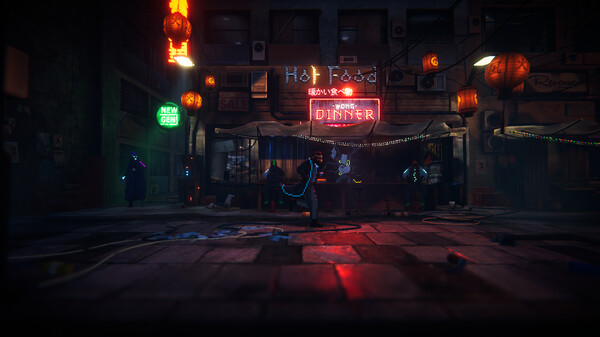 Screenshot z Neon Blood