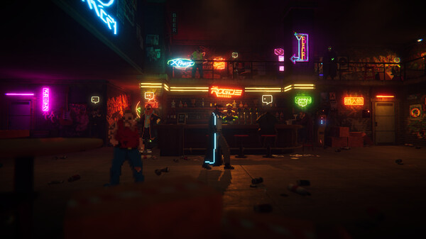 Screenshot z Neon Blood