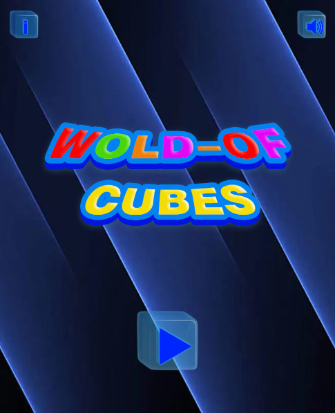 World of Cubes - sky blue Featured Screenshot #1