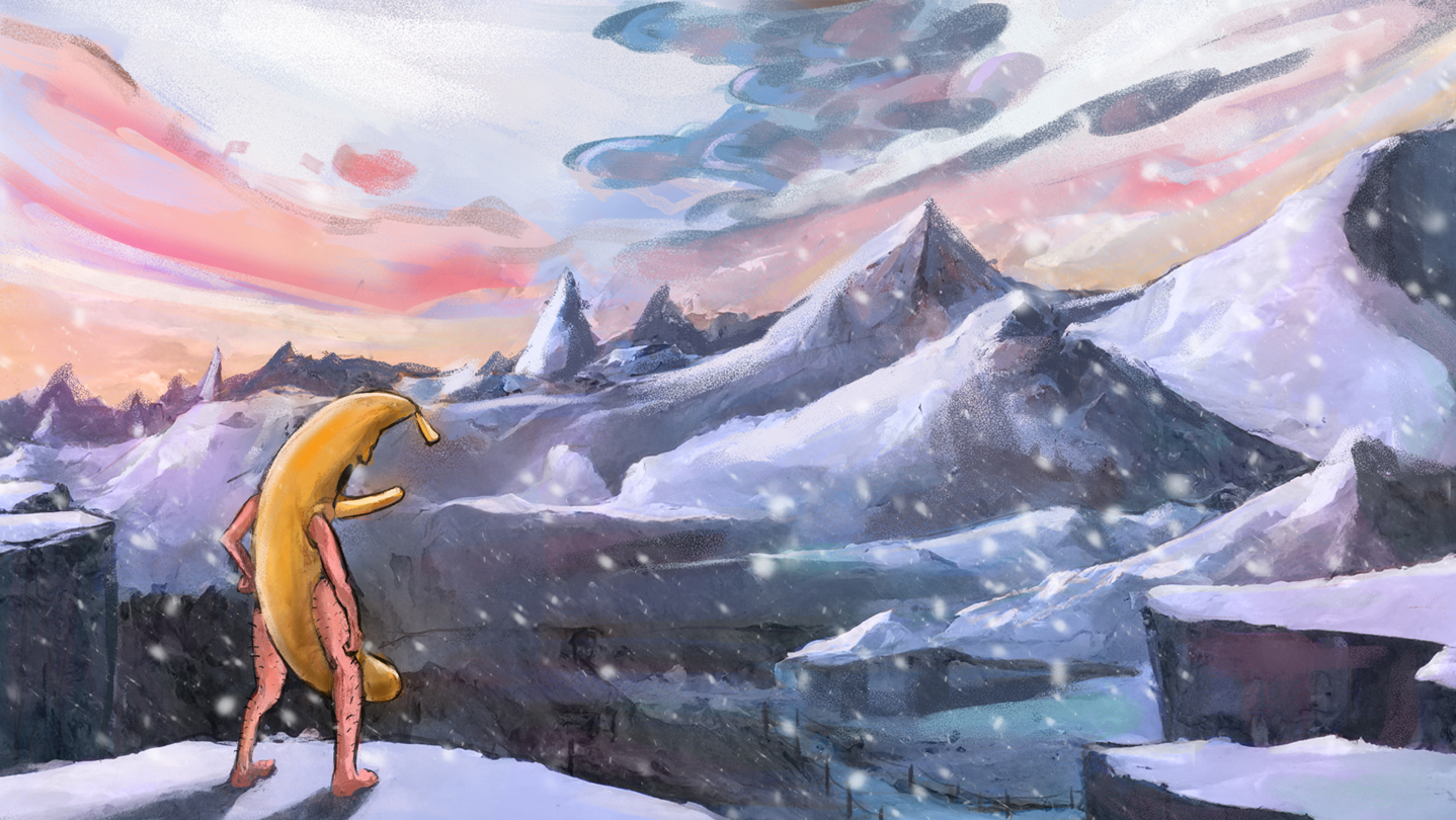 Banana Hell: Mountain of Madness - Imagem de Fundo do Jogo