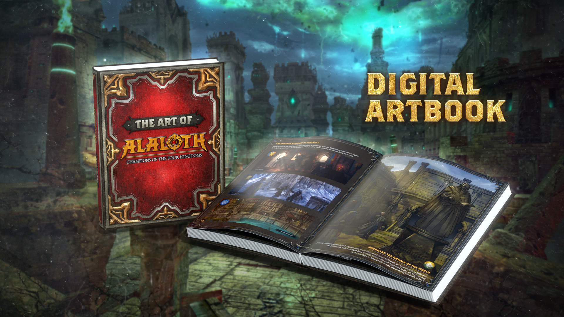 Alaloth: Champions of The Four Kingdoms - Digital Artbook Featured Screenshot #1