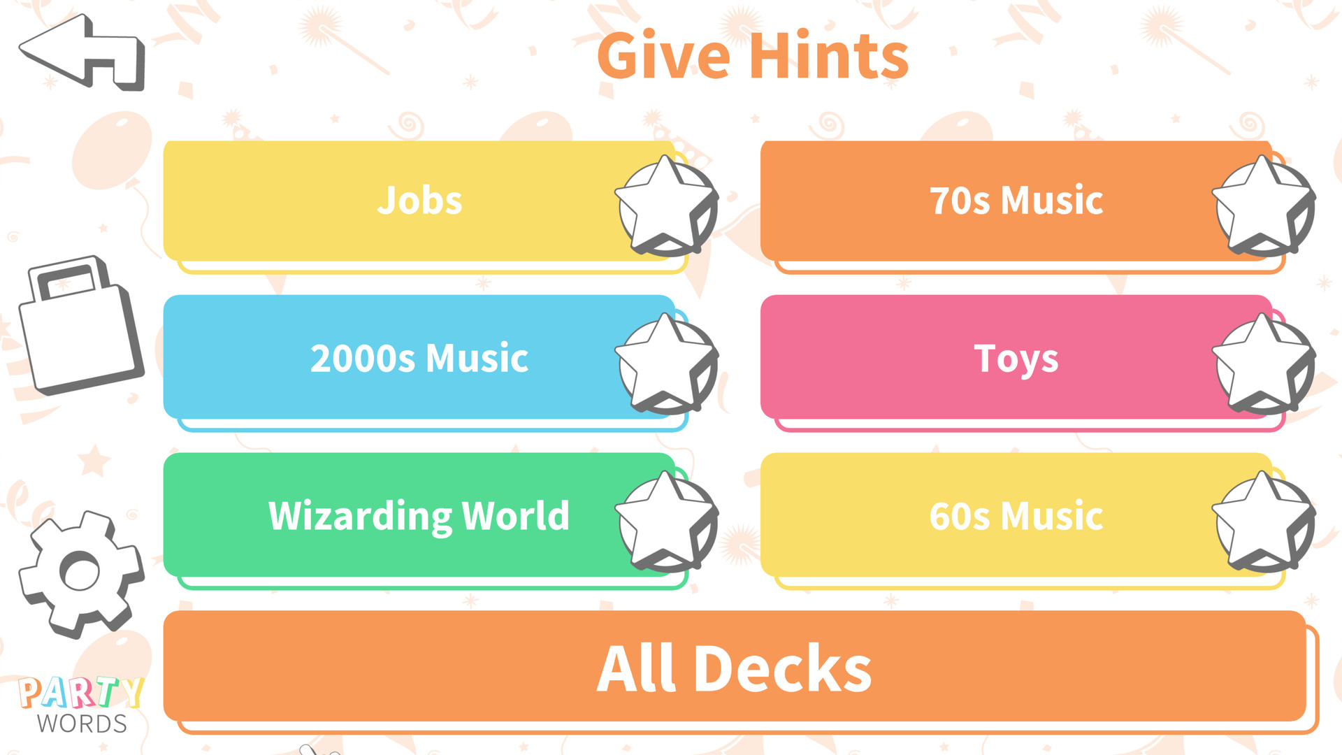 Party Words - Music Decks Featured Screenshot #1