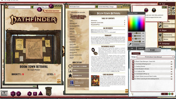 Fantasy Grounds - Pathfinder 2 RPG - Pathfinder Bounty #16: Boom Town Betrayal