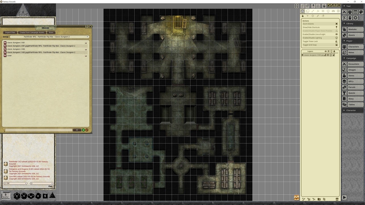 Fantasy Grounds - Pathfinder RPG - Pathfinder Flip-Mat - Classic Dungeon 2のスクリーンショット 1