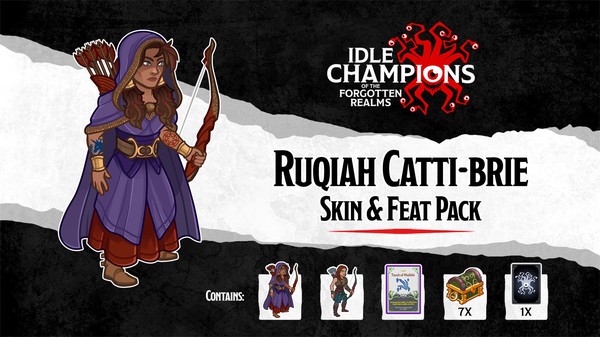 Idle Champions - Ruqiah Catti-brie Skin & Feat Pack