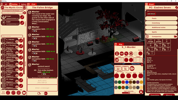 Screenshot z RPG Plus - Virtual Tabletop Screenshot z RPG Plus - Virtual Tabletop