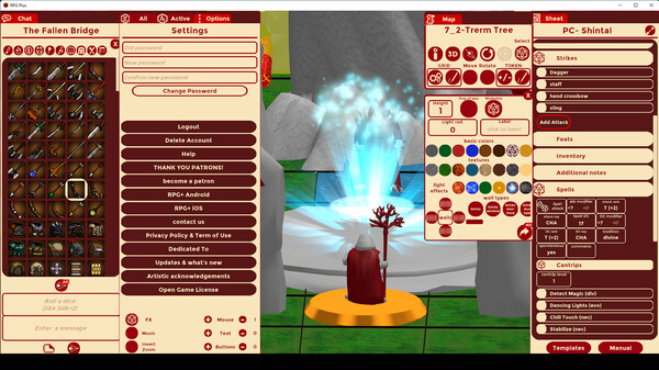Screenshot z RPG Plus - Virtual Tabletop Screenshot z RPG Plus - Virtual Tabletop
