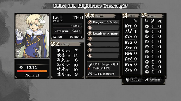 Labyrinth of Zangetsu - Adventure Academia: The Fractured Continent Avatars