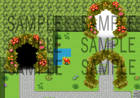 RPG Maker MZ - NATHUHARUCA Door Tilesets