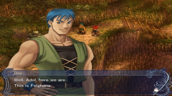 Screenshot z Ys: The Oath in Felghana