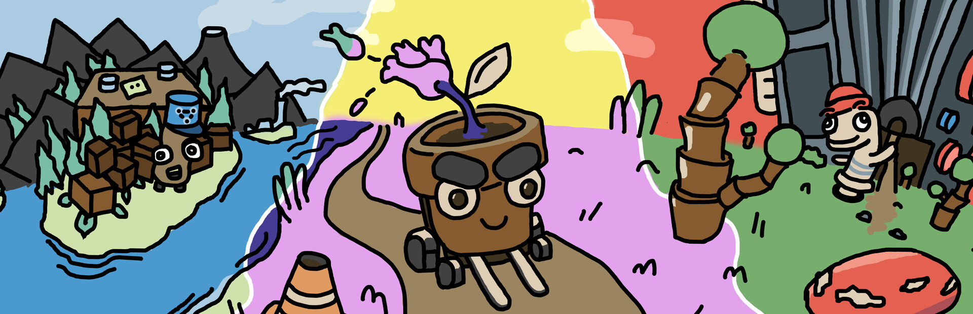 FORKLIFT FLOWERPOT: Botanical Investigator